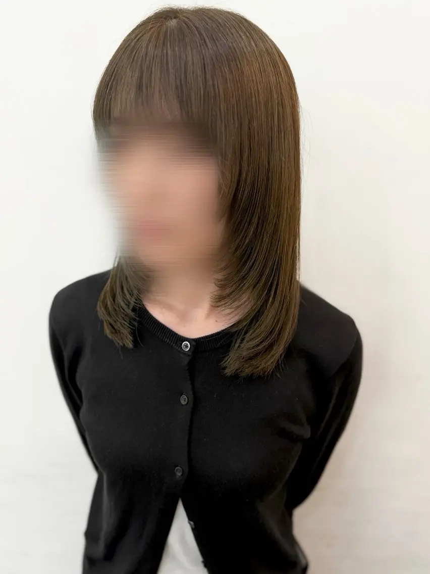 ミディアム 🫧透明感艶カラー& レイヤー/ゆめ🫧のヘアスタイル