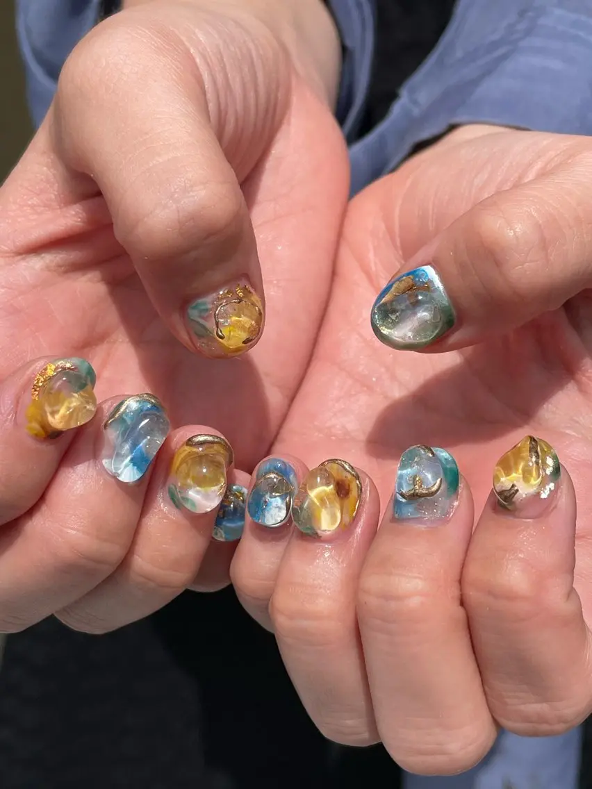 ネイル ハンドネイル Hisaka Mikiのネイルデザイン