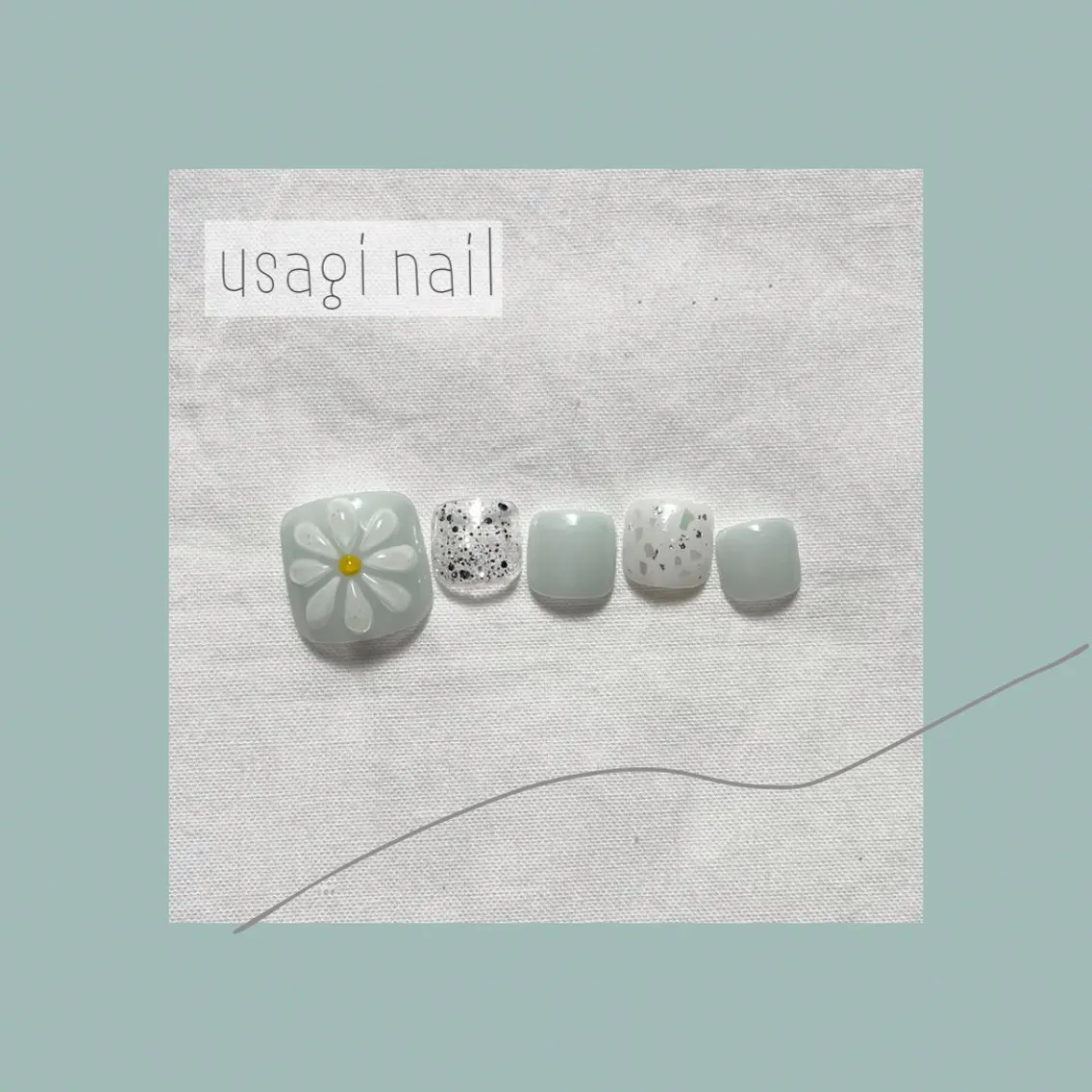 ネイル フットネイル usagi nailのネイルデザイン