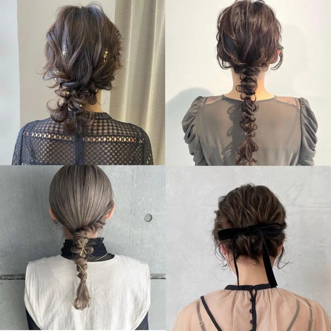 大切な日のヘアセットの写真