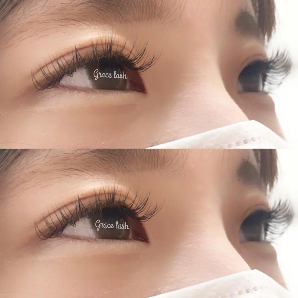 マツエク・マツパ Grace lash 小西里奈のマツエク・マツパデザイン