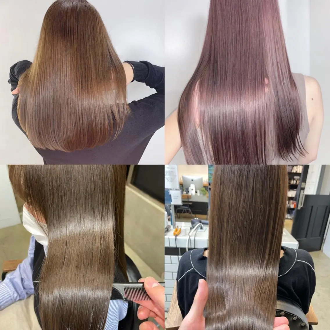ロング カラー ヘアカラー トリートメント 🌈本物の髪質改善 森田涼平のヘアスタイル