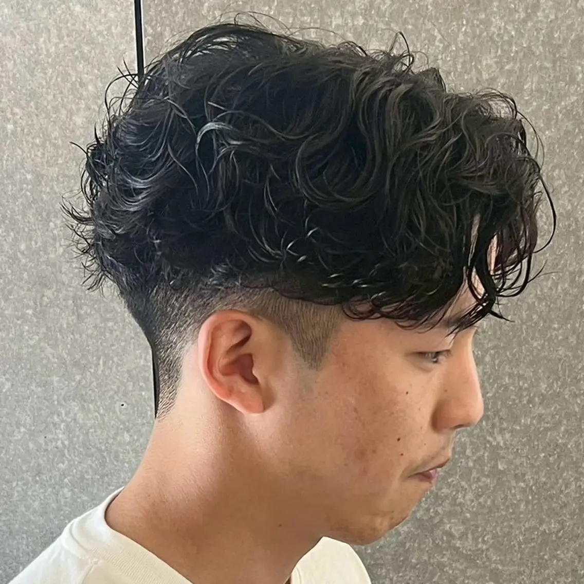 パーマ メンズ カット 【束感セット】 あおいのヘアスタイル
