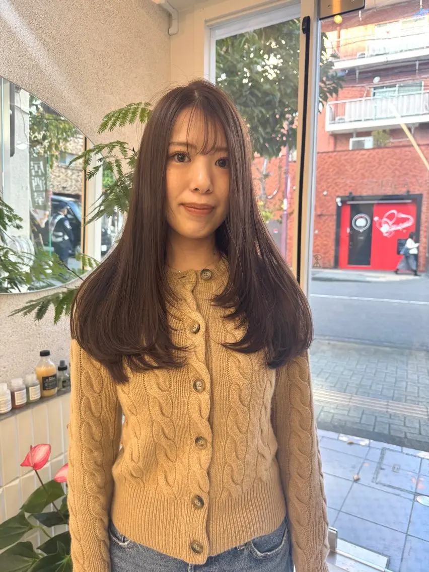 ミディアム カラー カット ヘアカラー ralme/sol 髙橋一哉のヘアスタイル