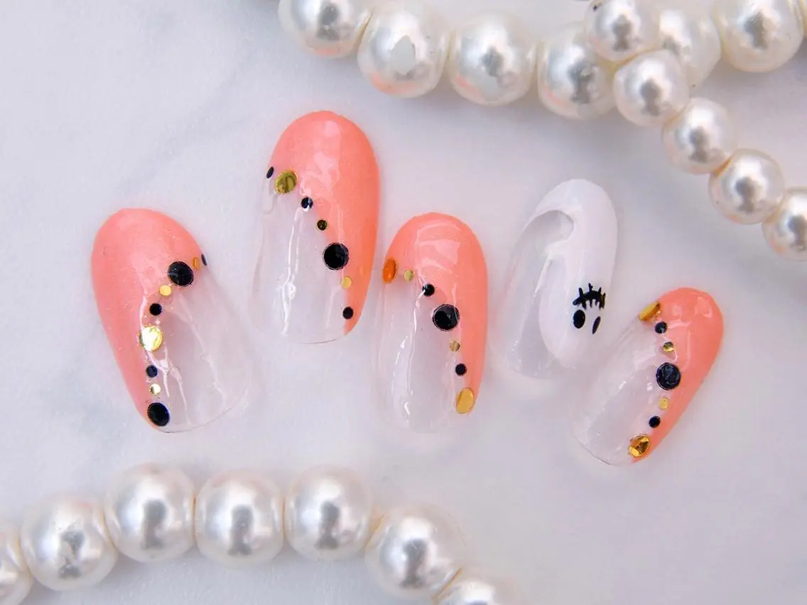 ネイル 桜ネイル 長さ出し フットネイル スカルプネイル 💗🪽Tiary Nail🪽💗のネイルデザイン
