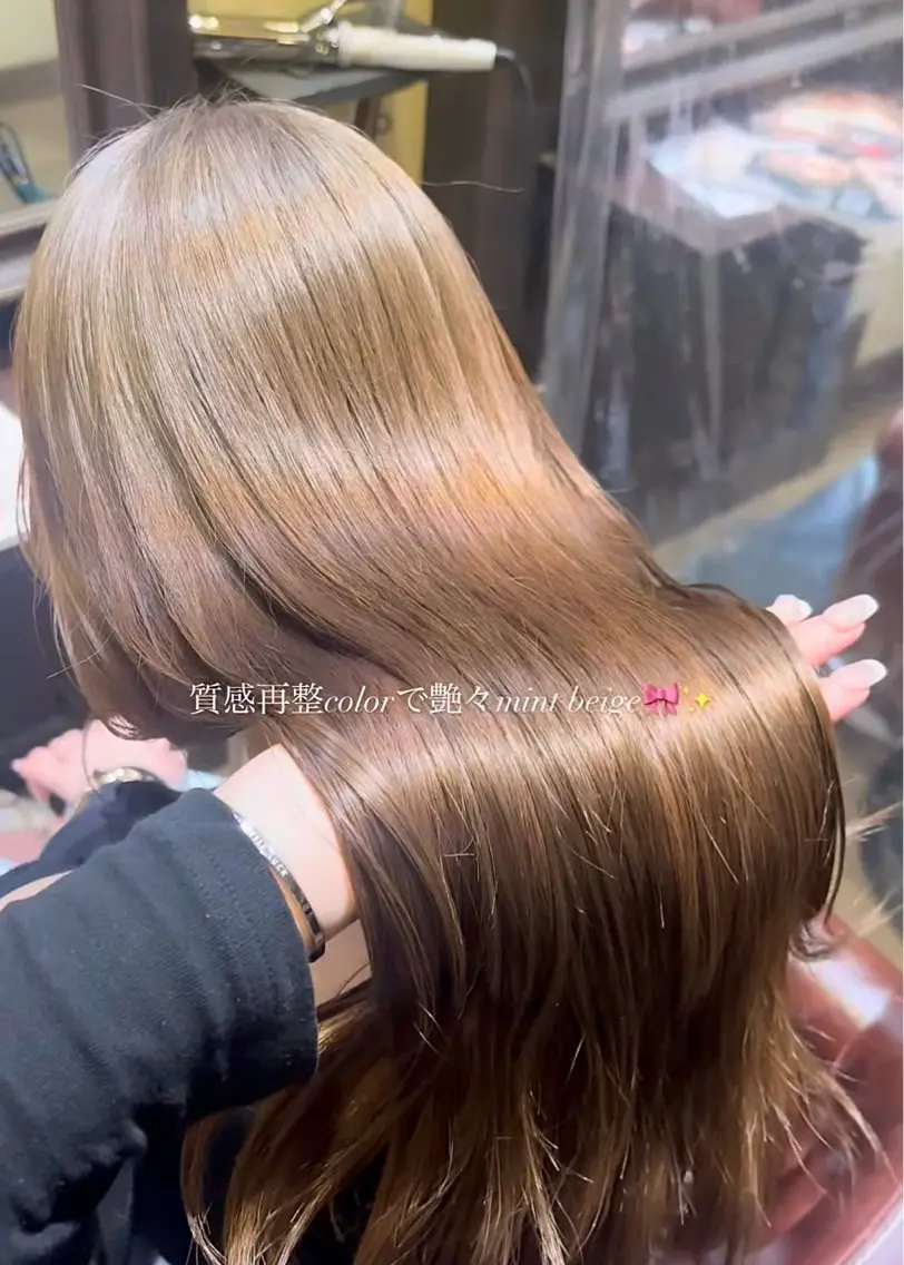 1番人気💞💞質感再整care color +treatment✨の写真