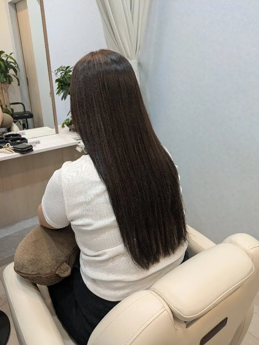 カラー ブリーチ ダブルカラー ブリーチなしカラー ヘアカラー 竹田 夏歩のヘアスタイル