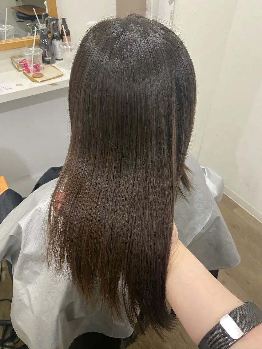 ロング 髪質改善 トリートメント カット トリートメント 髪質改善サロン 梅田/ヨナミネのヘアスタイル