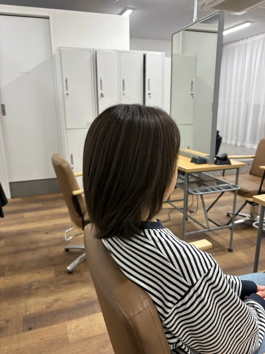 ミディアム カラー アッシュ ハイライトカラー ハイライト miki-YUCCA -"モデル様募集中"のヘアスタイル