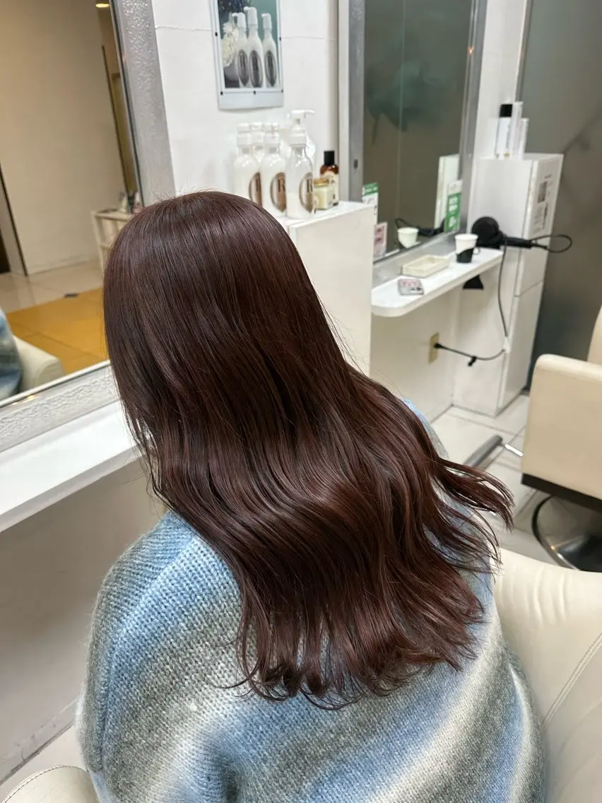 ロング タカセ レンのヘアスタイル