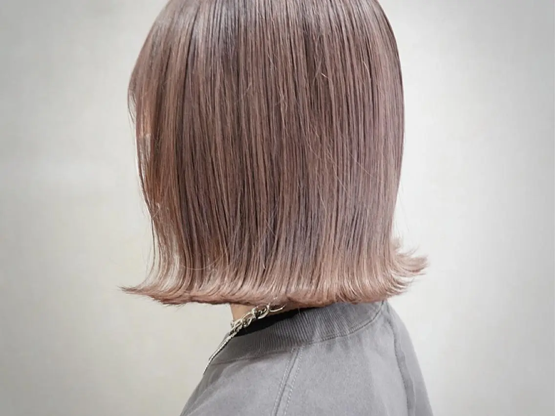 ショート カラー ヘアアレンジ ヘアカラー トリートメント lani ブリーチ /ダブルカラーのヘアスタイル