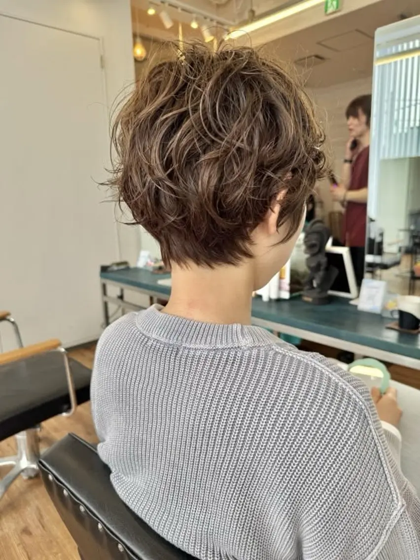 パーマ カット パーマ トリートメント MAHAE 中司のヘアスタイル