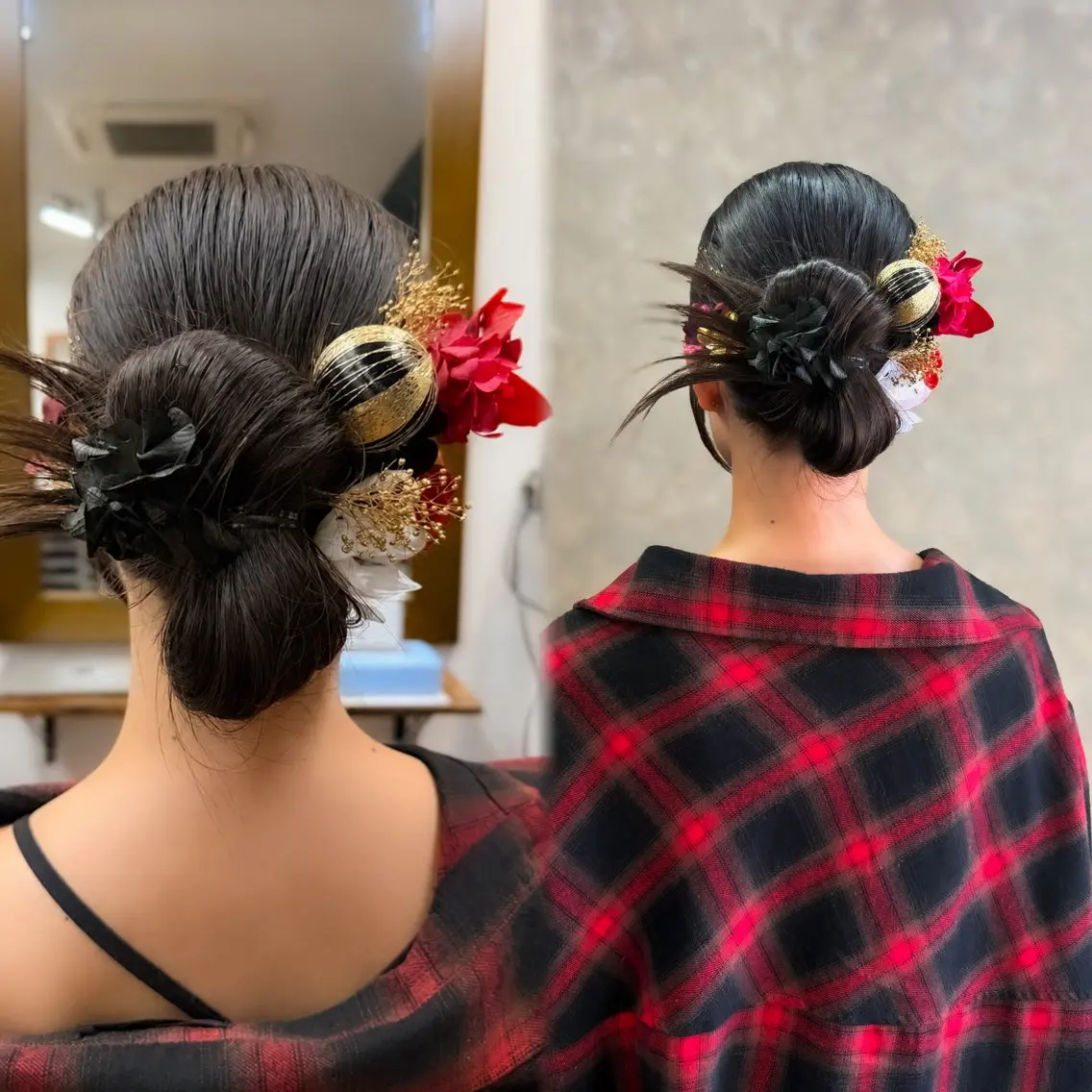 ヘアアレンジ 成人式 柏 康孝のヘアスタイル