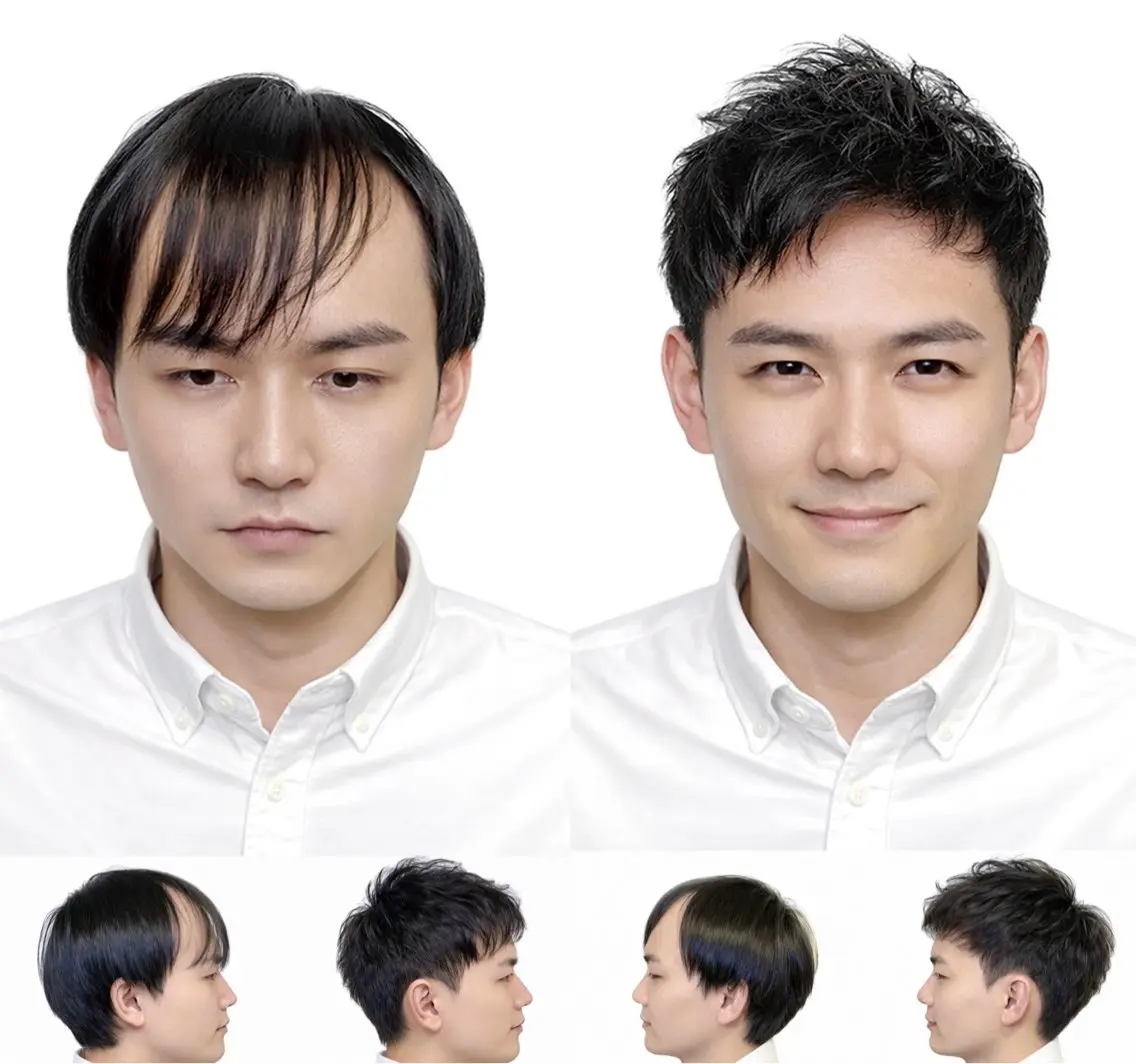 パーマ メンズ カット パーマ 山口 隼輔のヘアスタイル