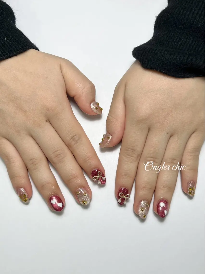 ネイル ハンドネイル ongles chicのネイルデザイン