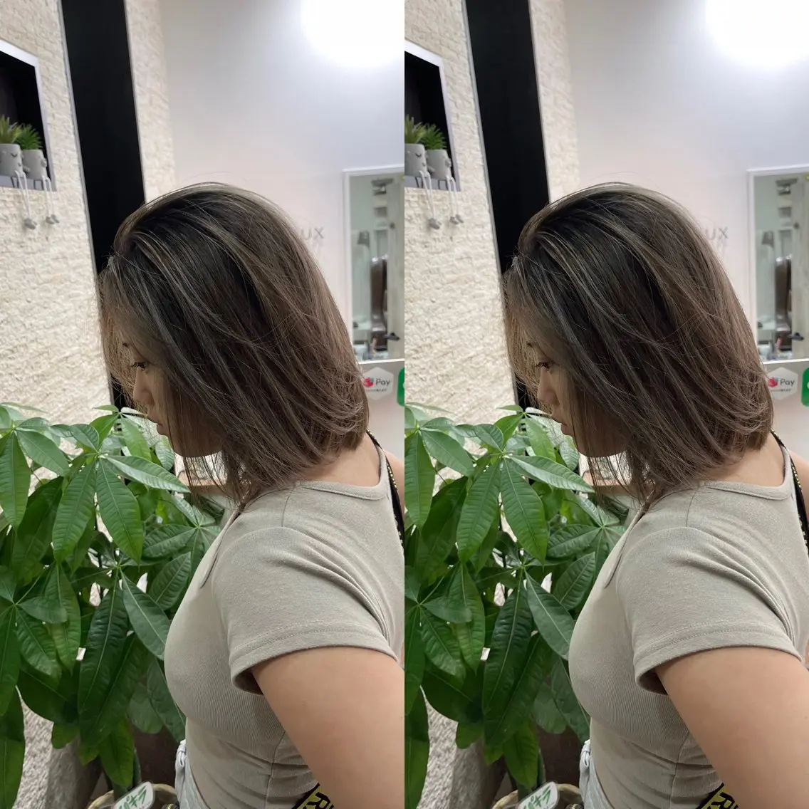 ミディアム ヘアカラー トリートメント Y Uのヘアスタイル