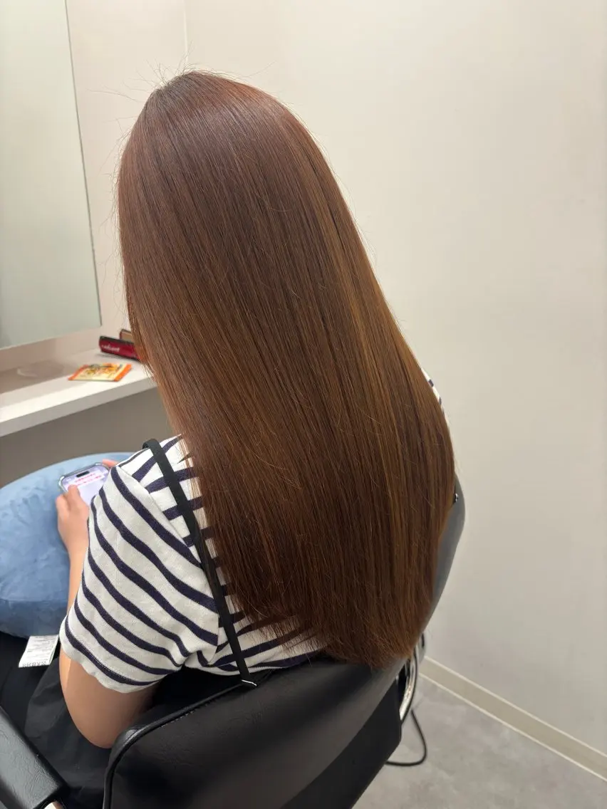 セミロング トリートメント ヘアカラー トリートメント とき/髪質改善/透明 感カラー☘️のヘアスタイル
