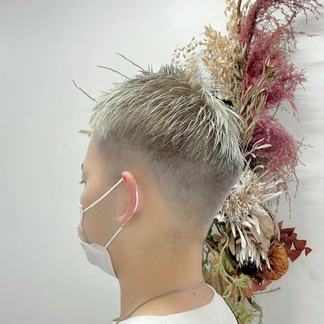 ショート カラー メンズ メンズブリーチ ブリーチ 池袋駅徒歩4分 hondaのヘアスタイル