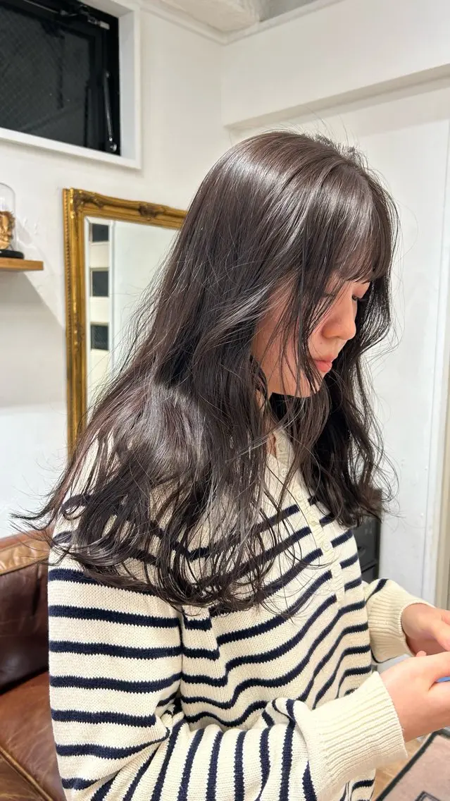 セミロング カラー カット ヘアカラー ❕マンツーマン施術❕ 🍊Moemiのヘアスタイル