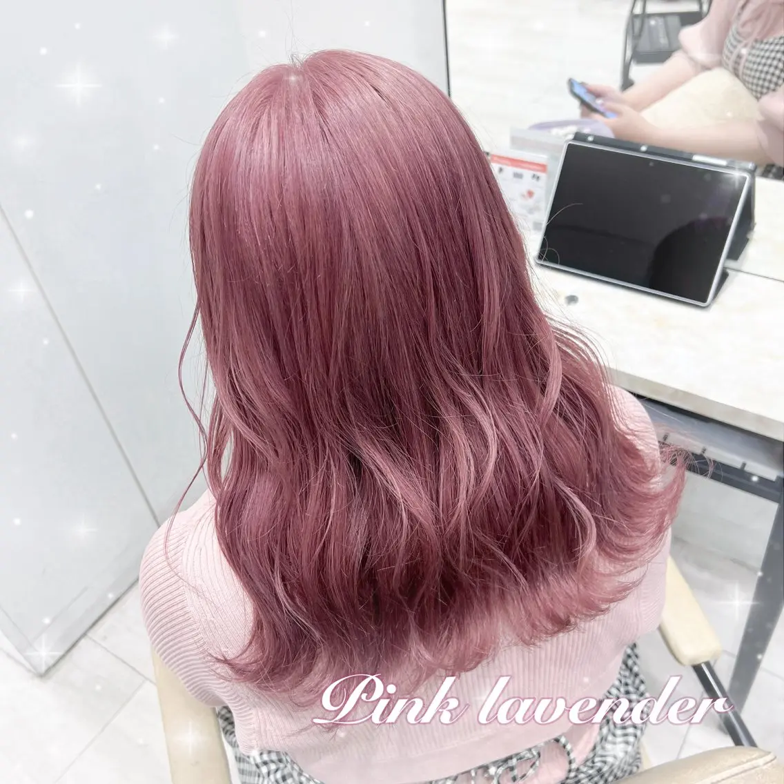 カラー ブリーチ ダブルカラー ハイトーンカラー ラベンダーカラー ピンクカラー 表参道/ハイトーン/ ブリーチ/みずは🎀のヘアスタイル