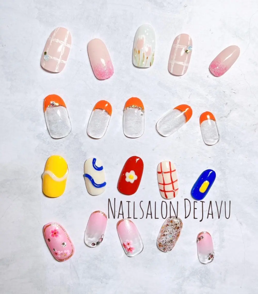 ネイル ハンドネイル Nail salon Dejavu 🌿のネイルデザイン