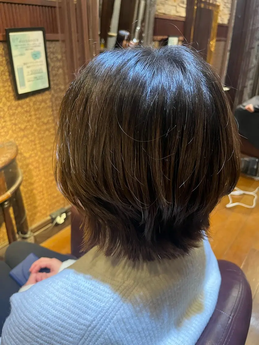 ショート ボブ レイヤーカット ショートヘア ✂︎grace ✂︎mahoのヘアスタイル