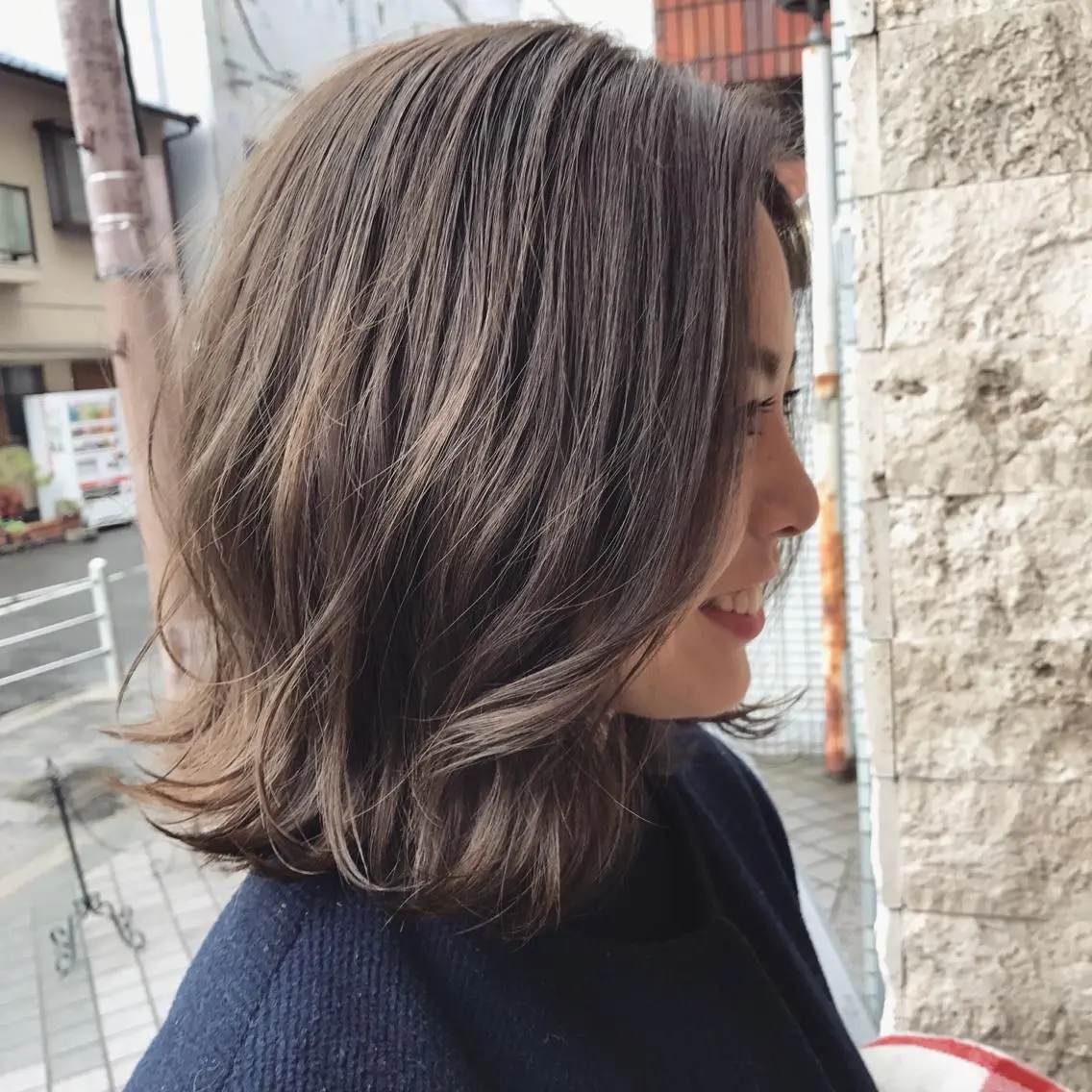ミディアム カラー パーマ ヘアアレンジ マツエク・マツパ アッシュ カット ヘアカラー トリートメント パーソナルカラー☆ 永尾拓也のヘアスタイル