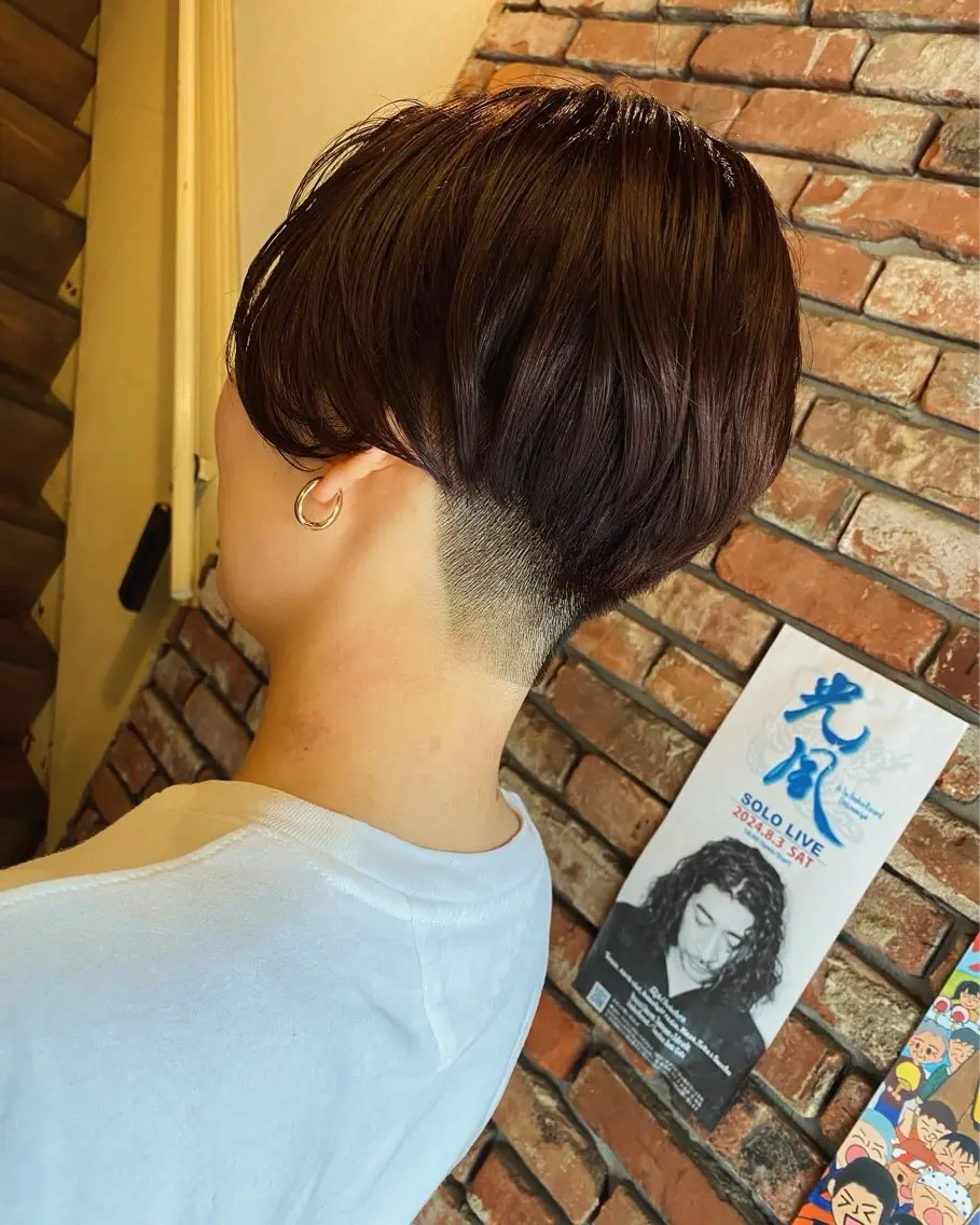 ショート 高塩翔大 髪質改善のヘアスタイル