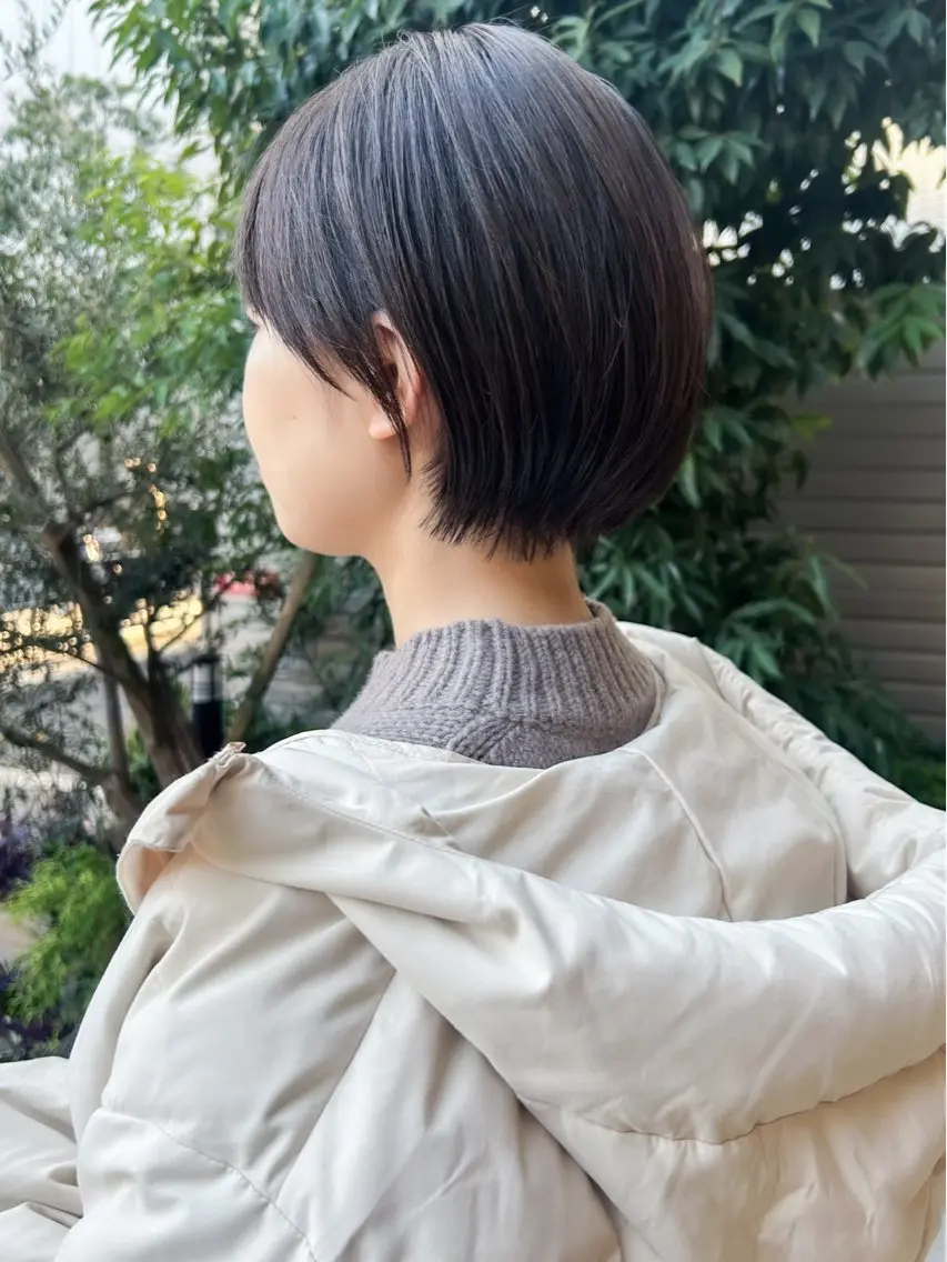 ショート ショートヘア 大阪デザインカラー/ カットモデル募集のヘアスタイル