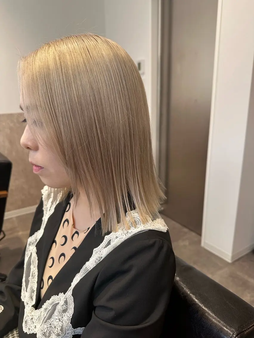 ミディアム quill クイル　ツボイタクマのヘアスタイル