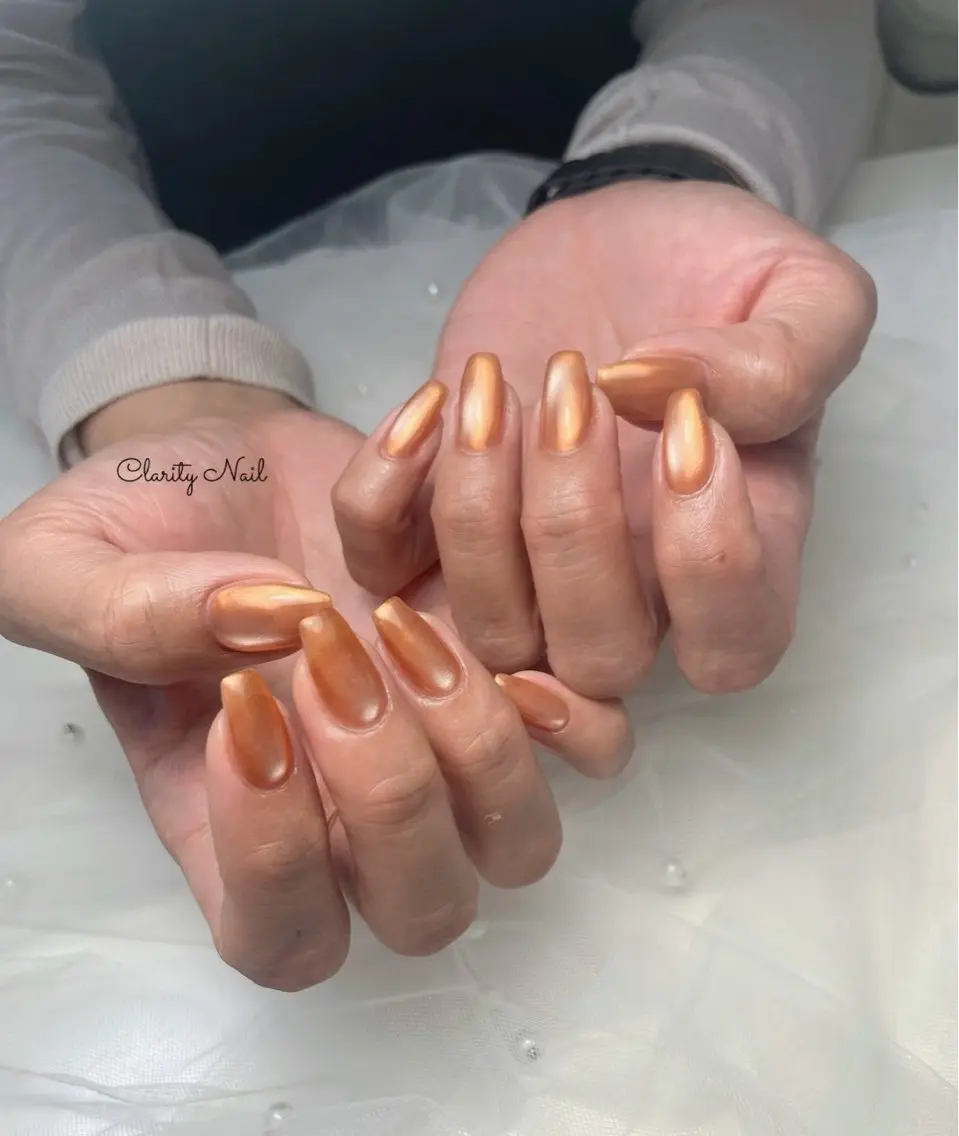 ネイル マグネットネイル ワンカラーネイル ハンドネイル Clarity Nailのネイルデザイン