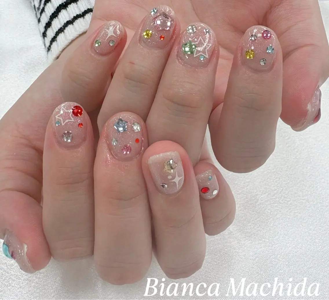 ネイル ハンドネイル Bianca 🌟 yanagihasiのネイルデザイン