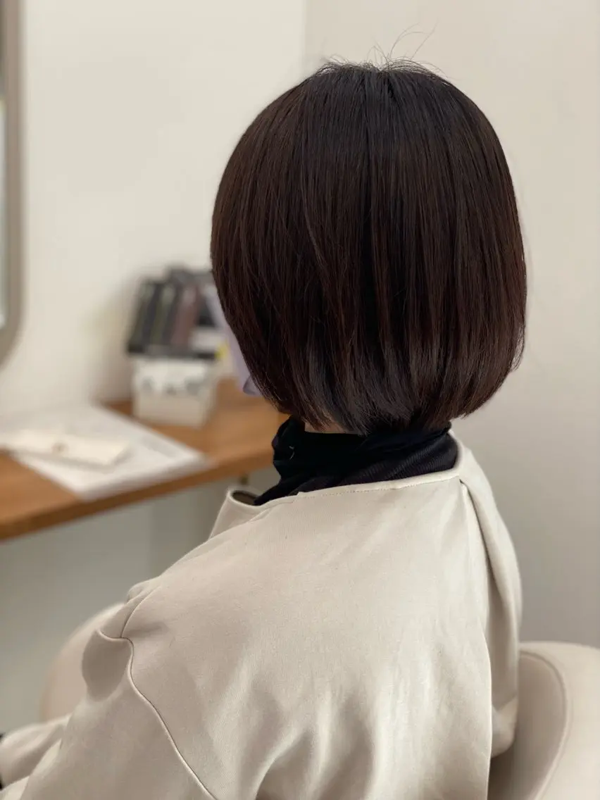 ミディアム 石川 彩のヘアスタイル