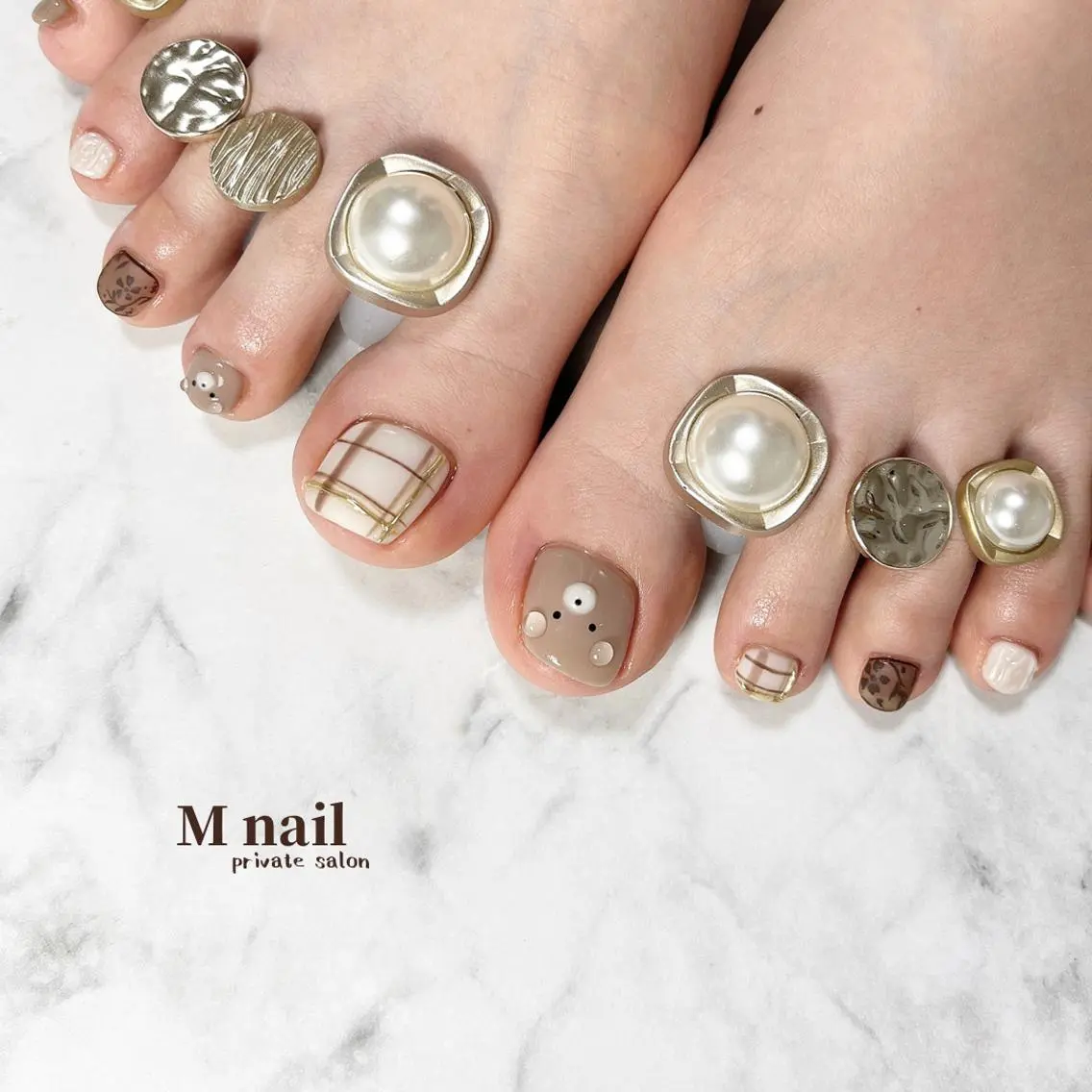 ネイル 持ち込み ハンドネイル M nailのネイルデザイン