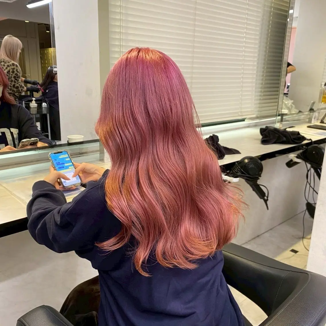 ロング カラー トリートメント 透明感×似合わせ ピンクヘアsyuyaのヘアスタイル