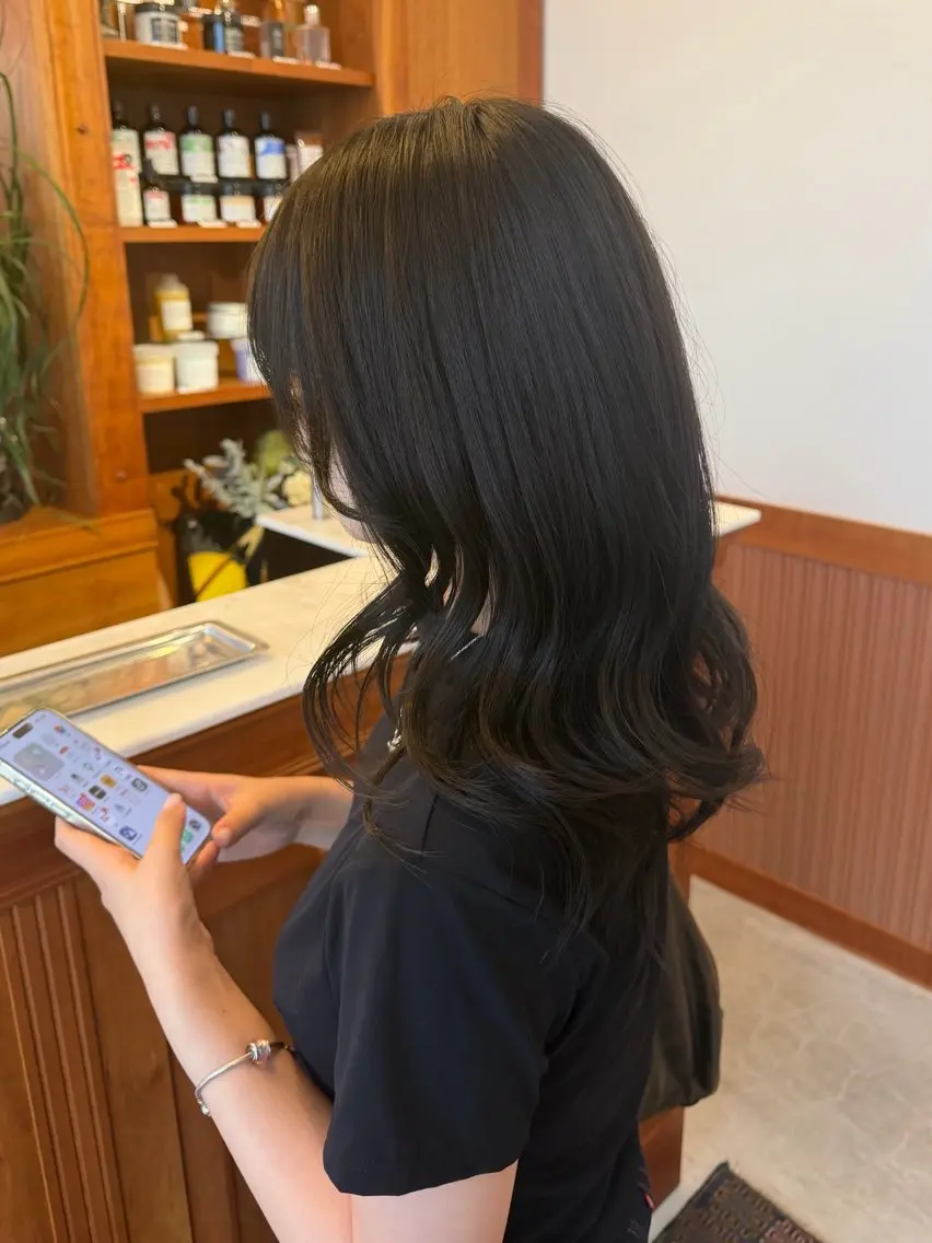カラー ヘアカラー トリートメント NINA /長野駅前のヘアスタイル