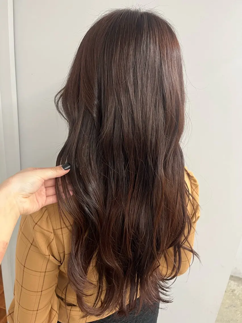 カラー ヘアカラー koikiナチュラル オリーブカラー🦙のヘアスタイル