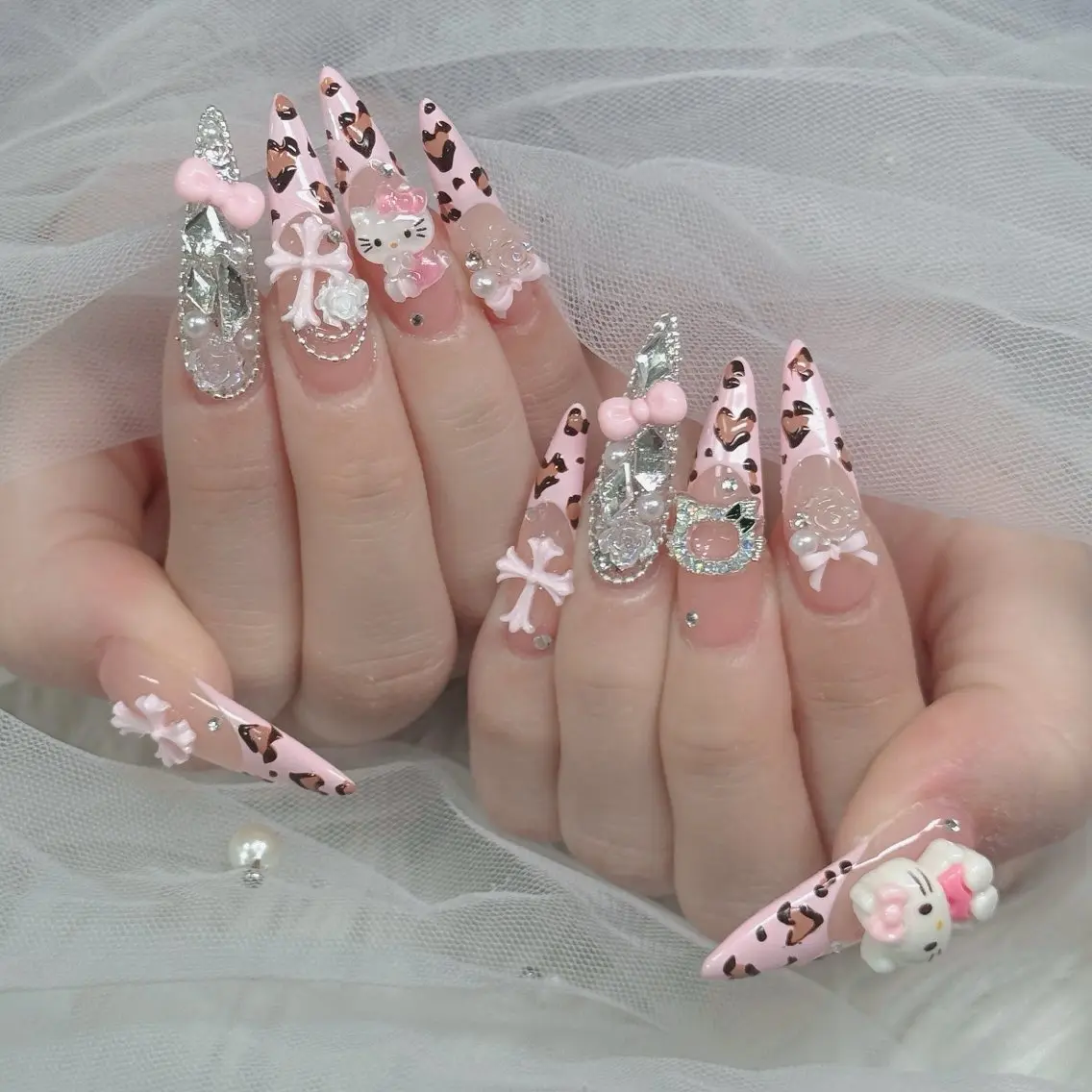 ネイル フットネイル フレンチネイル グラデーション 韓国ネイル ロングネイル ハンドネイル Hani Nail Salonのネイルデザイン