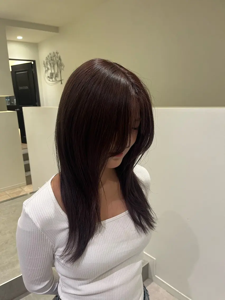 ロング ヘアカラー 松浦 彩のヘアスタイル