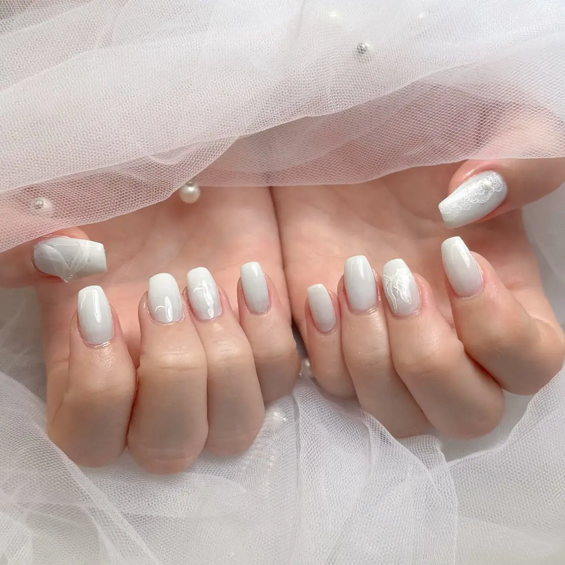 ネイル mau🩵 堺筋本町nailのネイルデザイン