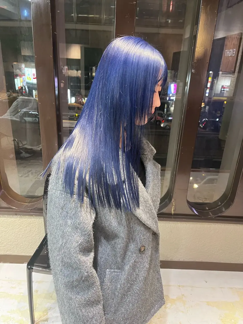 ロング 💖艶ハイトーン髪質 改善💖ケンシンのヘアスタイル