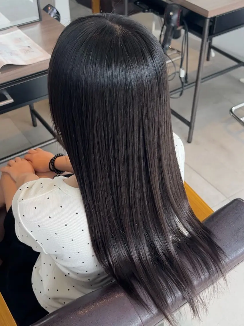 【🌟平日限定🌟】縮毛矯正モデル施術￥6000～（M＋￥550/L＋￥1100）の写真