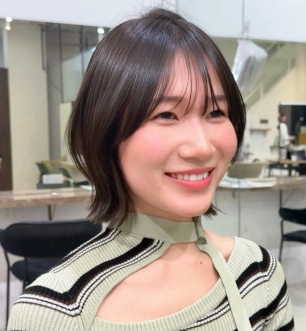 ショート ヘアカラー 縮毛矯正 ボブ/レイヤー/髪質 改善/AOI🫧のヘアスタイル