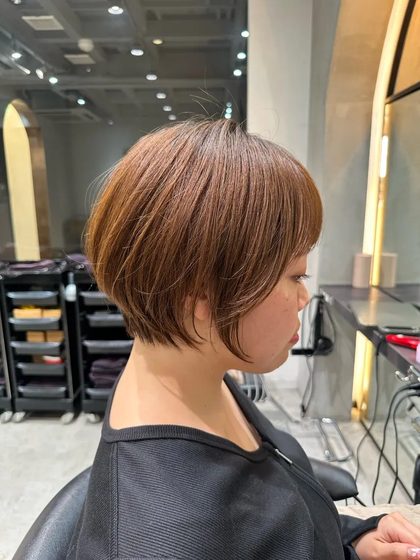 ショート ショートヘア カット ヘアカラー トリートメント ヘッドスパ 縮毛矯正/レイヤー taiga🐯のヘアスタイル
