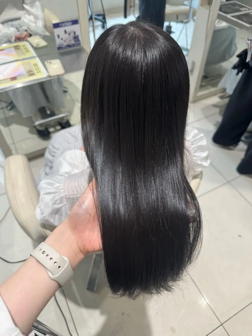 【自分史上最高の艶髪】カット＋髪質改善カラーエステ＋Aujuaトリートメント🫧の写真