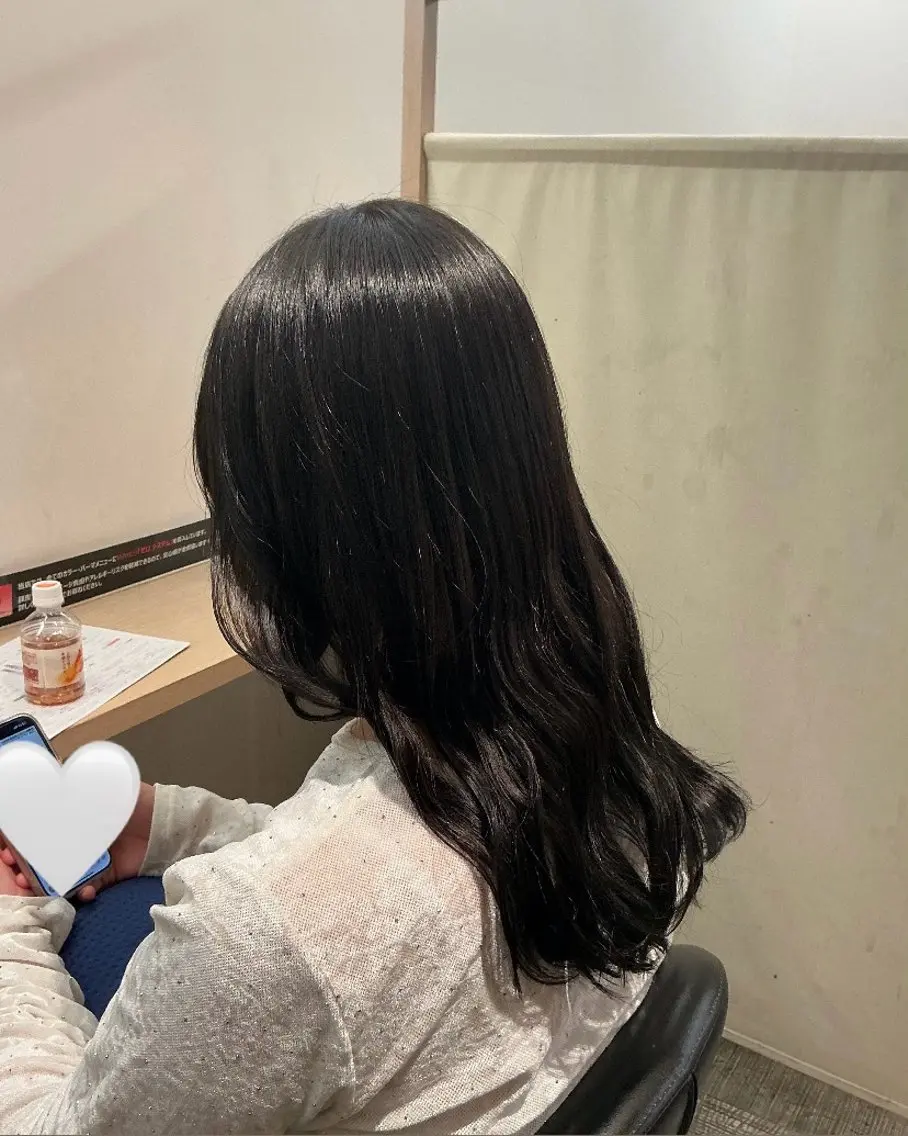 セミロング カラー カット ヘアカラー 謝花 卯依┆͓̽ モデル募集中🪽⋆꙳のヘアスタイル