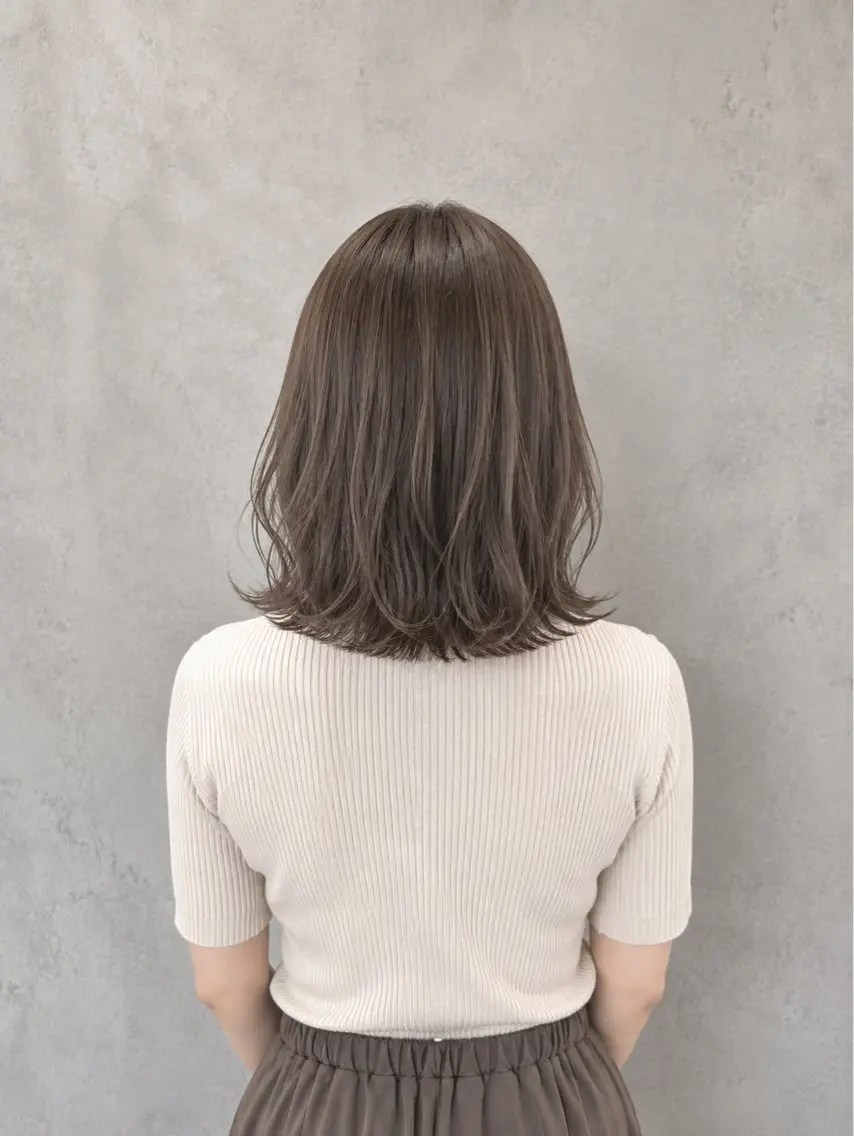 ミディアム 🫧縮毛矯正 かとうよしき🫧のヘアスタイル