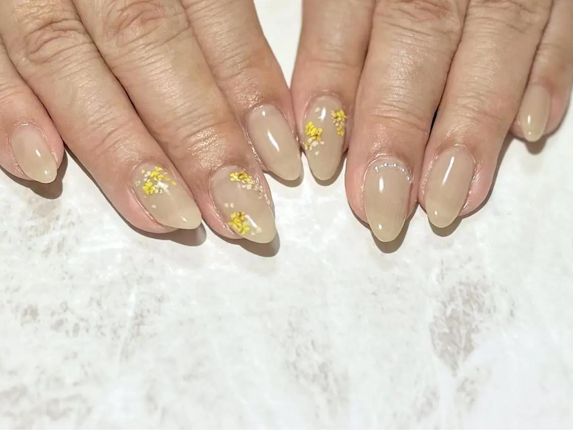 ネイル フットネイル ニュアンスネイル シンプルネイル 春ネイル 夏ネイル nail fufla ♡yamane♡のネイルデザイン
