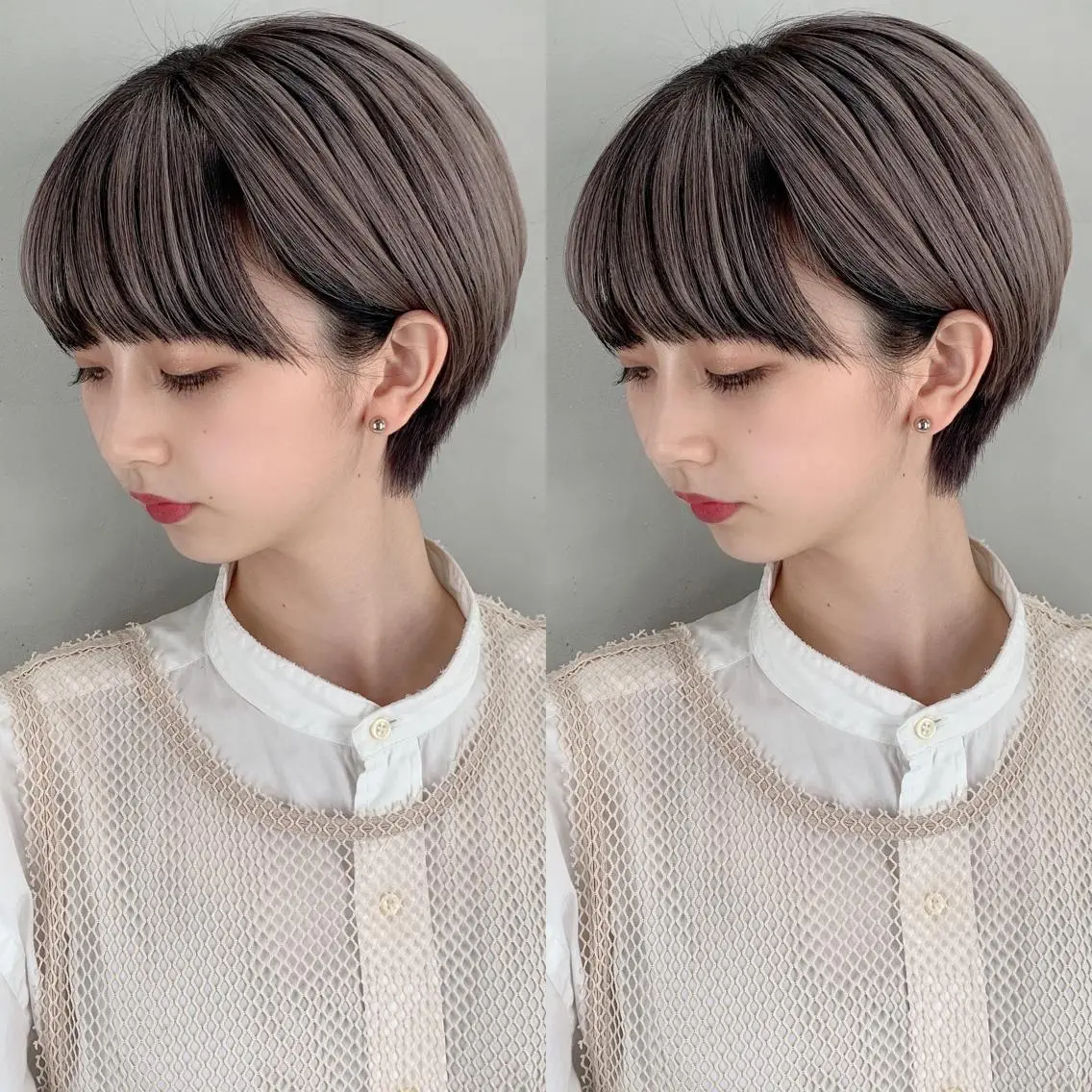 ショート カラー カット ヘアカラー トリートメント ヘアセット 💜ハイトーン💛 マジカルかいちゃんのヘアスタイル