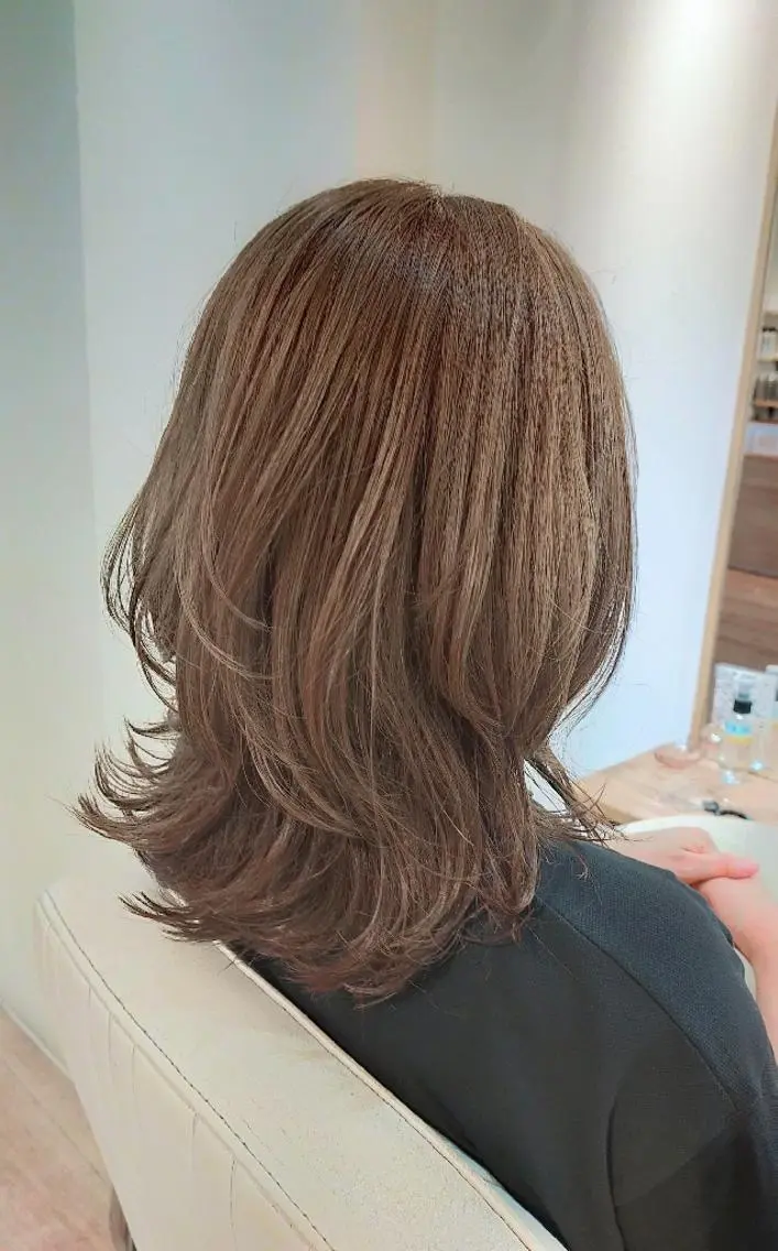 【人気No.4🏅】カット+イルミナカラー+TOKIOマスク🏅14000円→10500円【haCo＆コテ仕上げ💎】の写真
